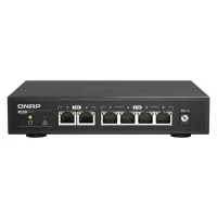Qnap QSW-2104-2T Switch de Rede NÃO-GERIDO 2.5G Ethernet (100/1000/2500) Preto