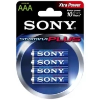 Sony stamina plus bateria descartável aaa alcalino