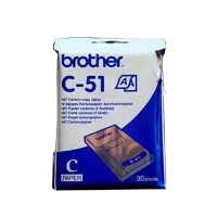Brother C51 Papel Químico 30 Folhas A7
