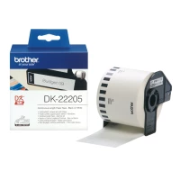 BROTHER ROLO DK22205 PAPEL CONTINUO 62MM BRANCO AUTOCOL