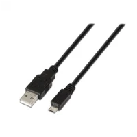 Cable usb 2.0 Aisens A101-0027/ usb Macho - Microusb Macho/ 80cm/ Negro