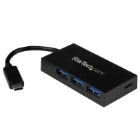 HB30C3A1CFB HUB de Interface USB 3.2 GEN 1 (3.1 GEN 1) TYPE-C 5000 Mbit/s Preto