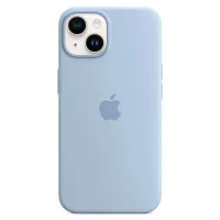 Apple- Tampa Posterior Para telemóvel- Compatibilidade Magsafe- Silicone- Céu- Para Iphone 14