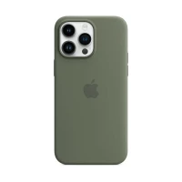Apple- Tampa Posterior Para telemóvel- Compatibilidade Magsafe- Silicone- Azeitona- Para Iphone 14 pro max