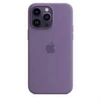Apple- Tampa Posterior Para telemóvel- Compatibilidade Magsafe- Silicone- íris- Para Iphone 14 pro max