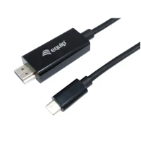 EQUIP 133466 ADAPTADOR de CABO de VÍDEO 1,8 M USB TYPE-C HDMI TYPE A (STANDARD) PRETO