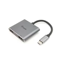 EQUIP ADAPTADOR USB-C 4 IN 1 DUAL HDMI