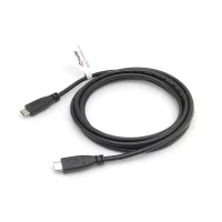 EQUIP CABO USB 2.0 C to C CABLE M/M 2.0M 480M TRANSFER BLACK