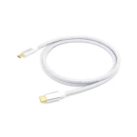 EQUIP CABO USB 3.2 GEN 2 C to C CABLE M/M 1.0M 10G TRANSFER 5A(100W) WHITE