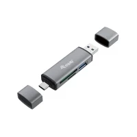 EQUIP LIFE LEITOR de CARTÕES USB 3. 0 E USB- C SD/ MICROSD ALUMINO