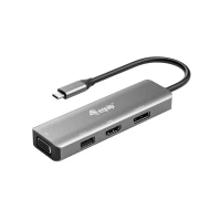 EQUIP ADAPTADOR USB-C to HDMI / DISPLAYPORT / VGA / USB