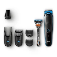 Braun Multigroomer 81679634 aparador de barba Preto, Azul