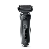 Braun Series 5 51-W1000S máquina de barbear Máquina de barbear com lâminas que se adaptam ao contorno do rosto Aparador Preto