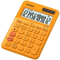 Casio MS-20UC-RG Calculadora PC Calculadora Básica Laranja