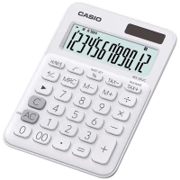 Casio MS-20UC-WE Calculadora PC Calculadora Básica Branco