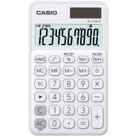 Casio SL-310UC-WE Calculadora Pocket Calculadora Básica Branco