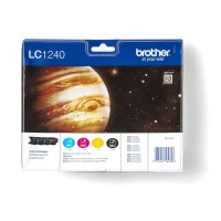 BROTHER TINTEIRO PACK 4 CORES LC1240