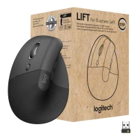 Logitech Lift for Business Rato MÃO Esquerda RF Wireless + Bluetooth Ótico 4000 DPI
