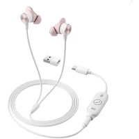Logitech Zone Auscultadores Com fios Intra-auditivo Chamadas/Música USB Type-C Rosa