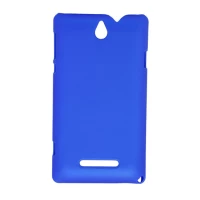 Capa Traseira PC Rubber NEW Mobile Xperia L Azul