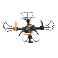 Denver DCW-380 drone com câmara 4 rotores Quadricóptero 640 x 480 pixels 380 mAh Preto, Laranja