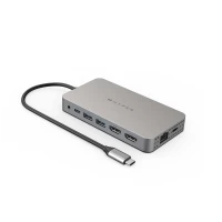 Hyper HDM1H HUB de Interface USB 3.2 GEN 1 (3.1 GEN 1) TYPE-C 5000 Mbit/s AÇO Inoxidável
