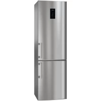 AEG RCB63836TX frigorífico e congelador Independente 349 l Aço inoxidável