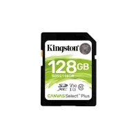 KINGSTON SD 128GB CANVAS SDXC 100R C10 UHS-I U3 V10