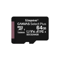 KINGSTON SD 64GB MICRO SDXC 100R A1 C10 CARD C/ADAPT