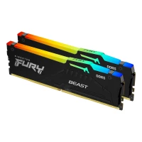 KINGSTON MEM 16GB 6000MT/S DDR5 CL40 DIMM (KIT OF 2) FURY BEAST RGB