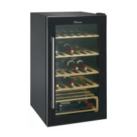 Candy CCV 200 GL frigorífico para vinho Adega de vinho com compressor Independente Preto 40 garrafa(s)