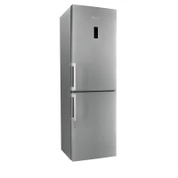Hotpoint XH8 T2O XZH/1 frigorífico e congelador Independente 338 l Aço inoxidável