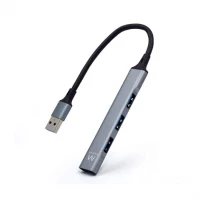 EWENT HUB USB-C 7 PORTAS USB 3.0 C/INTERRUPTOR CABO 1 MT