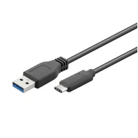 CABLE USB 1m 3.0 TIPO A MACHO A USB TIPO 3.1 TIPO