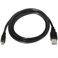 Cable usb 2.0 Aisens A101-0028/ usb Macho - Microusb Macho/ 1.8m/ Negro