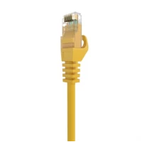 Cable de red Rj45 Awg24 utp Aisens A145-0563 Cat.6a/ Lszh/ 25cm/ Amarillo