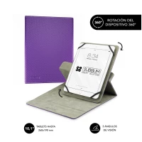 Funda Subblim Rotate 360� Para Tablets de 10.1/ Purpura