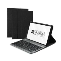 Funda con Teclado Subblim Keytab pro bt Para Tablet Lenovo tab m10 Plus de 10.6 3a Gen/ Negra
