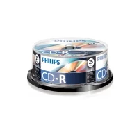 PHILIPS CD-R 80MIN 700MB 52X CAKEBOX (25 UNIDADES)