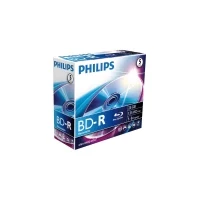 PHILIPS BLU-RAY RECORDABLE 25GB 6X JEWEL CASE (5 UNIDADES)