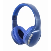 Gembird BTHS-01-B auscultador Auscultadores Com fios e sem fios Fita de cabeça Chamadas/Música Micro-USB Bluetooth Azul