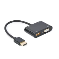 Gembird A-HDMIM-HDMIFVGAF-01 placa/adaptador de interface HDMI, VGA