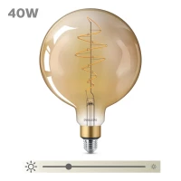 LAMPADA LED CLASSIC-GIANT 40W E27 G200 GOLD DIM
