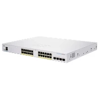 Cisco CBS350-24P-4G-EU Switch de Rede Gerido L2/L3 Gigabit Ethernet (10/100/1000) Prateado