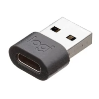 Logitech 989-000982 adaptador para cabos USB C USB A Grafite